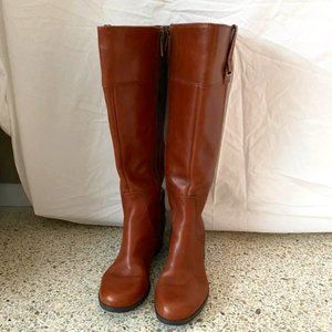 Creamy Soft Caramel Riding Boots